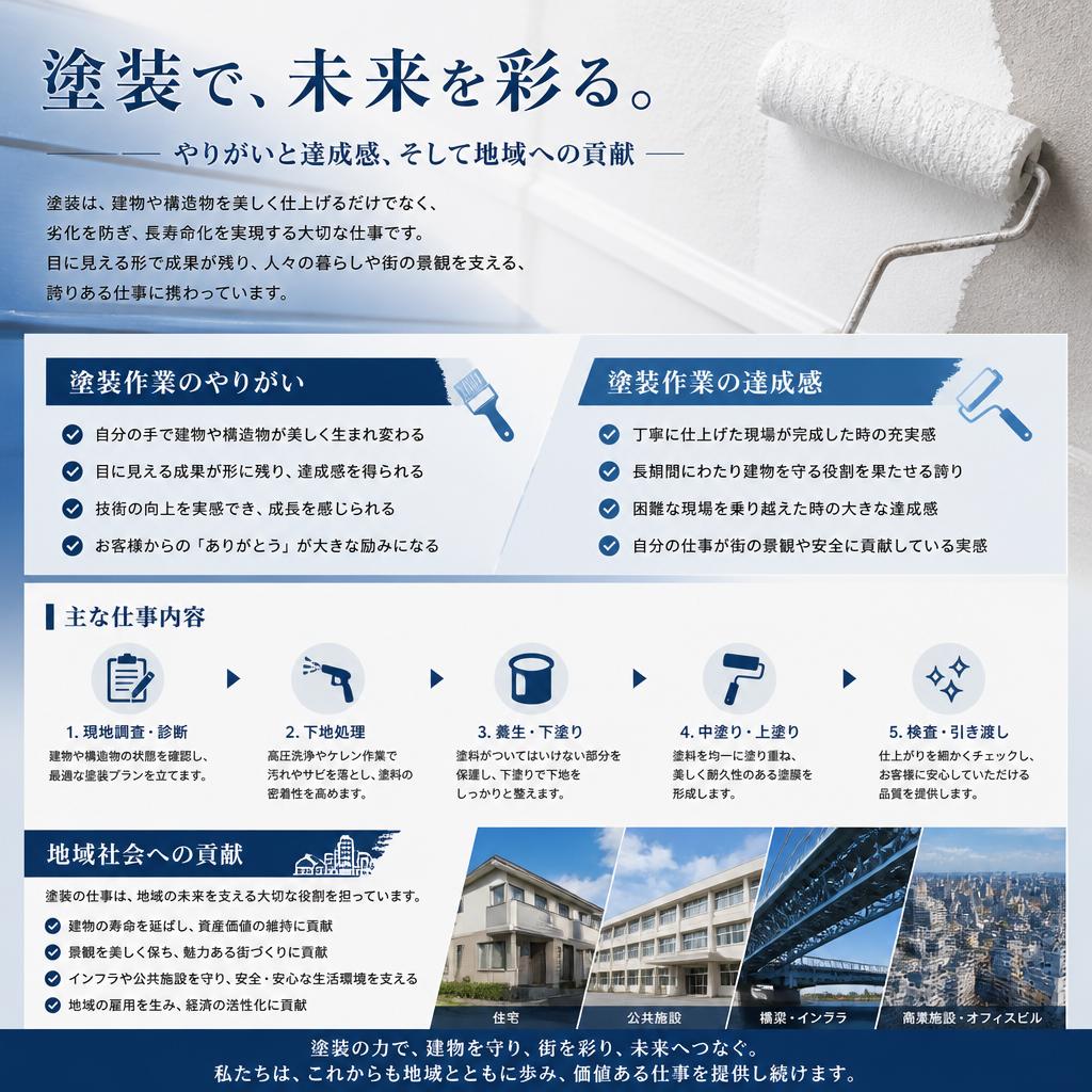 塗装の仕事の魅力
