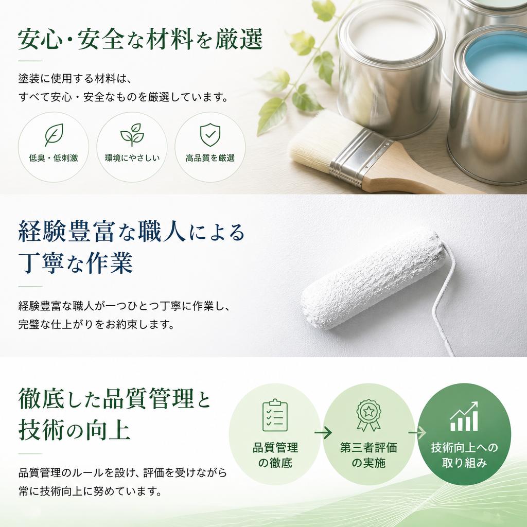 品質へのこだわり